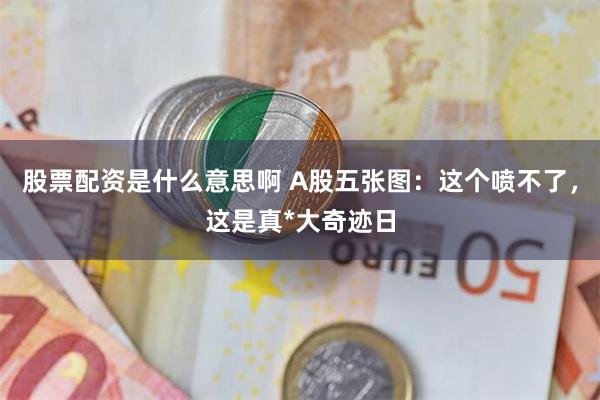 股票配资是什么意思啊 A股五张图：这个喷不了，这是真*大奇迹日