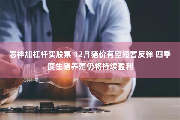 怎样加杠杆买股票 12月猪价有望短暂反弹 四季度生猪养殖仍将持续盈利