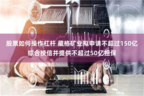 股票如何操作杠杆 藏格矿业拟申请不超过150亿综合授信并提供